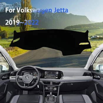 Volkswagen Jetta 2019 için 2020~2022 Araba Dashboard Kapak Toz Geçirmez Güneş gölgeleme Koruyucu PadInterior Pervaz Sticker Aksesuar 16