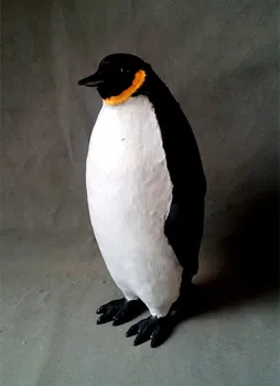 simülasyon sevimli penguen 34x18 cm modeli polietilen ve kürkler penguen modeli ev dekorasyon sahne ,modeli hediye d397 16