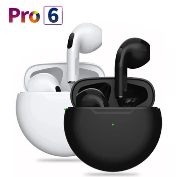 Hava Pro 6 Tws Kablosuz mikrofonlu kulaklıklar Fone Bluetooth Kulaklık Spor Koşu Kulaklık Apple İphone Xiaomi İçin Pro6 Kulakiçi 15