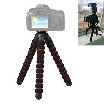 Kamera aksesuarları esnek sünger ahtapot Tripod Canon / Nikon / Sony Git pro 7 6 5H9R Sj9 Sj8ssa 15