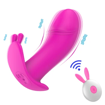 12 Hız Kablosuz Uzaktan Yapay Penis Vibratör Tavşan Vibratör USB Şarj Edilebilir Su Geçirmez Silikon Yapay Penis Vibratör Kadın Mastürbasyon