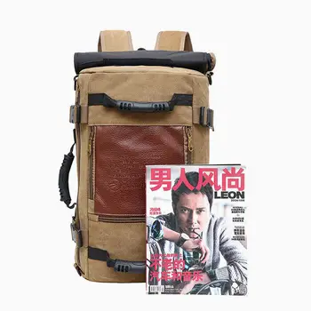 Kore Versiyonu Yeni Tuval omuzdan askili çanta Erkek keten sırt çantası Moda Gelgit Omuz Crossbody Çanta Kitle laptop çantası Bağbozumu 10