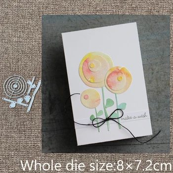 XLDesıgn Zanaat Metal şablon kalıp Kesme Ölür daire çiçek dekorasyon karalama defteri die keser Albümü Kağıt Kartı Zanaat Kabartma 5