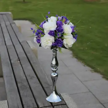 2016 Yeni!! düğün yol kurşun çiçekler raf Ortanca Gül masa centerpiece çiçekler dekorasyon 10 adet / grup 4