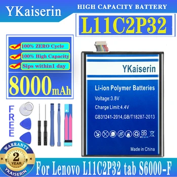YKaıserin L11C2P32 L12D2P32 Tablet lenovo için batarya IdeaPad S600H S6000 S6000-F S6000-H A7600 A7600-H A7600-F A10-80 A10-80HC 12