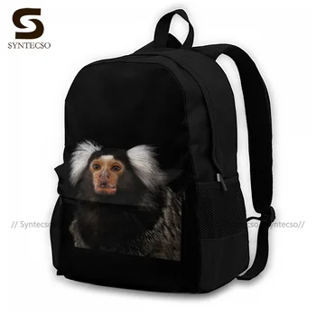 Maymun sırt çantaları Polyester banliyö gençlik sırt çantası büyük güzel çanta 14