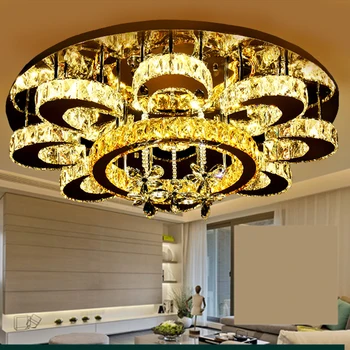 ıskandinav led tavan ışık oturma Odası AC85-265V Tavan lambası fikstür tavan ışık fanlar tavan aydınlatma mutfak armatürleri 3