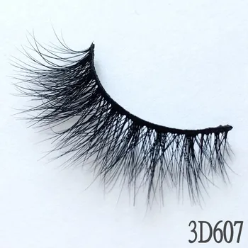 ABD'DE 100 çift 3D Vizon Kirpik Doğal Kalın Uzun Yanlış Eyelashes Dramatik takma kirpik Makyaj Uzatma Kirpik 9