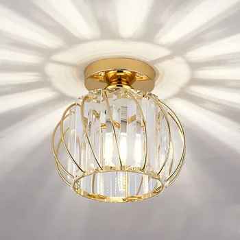 LED tavan ışıkları Oturma odası koridor aydınlatma Ön sundurma Ev Dekorasyon tavan lambası Cam Minimalist aydınlatma armatürü 2