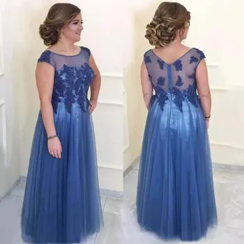 Balo Parti Kıyafeti Bateau Kızlar Pageant elbise Yeni Bir Çizgi Kolsuz Abiye Artı Boyutu Özel Aplike Tül Illusion 12
