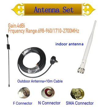 ZQTMAX 10M Kablo Vantuz Anten 900 1800 2100 mobil sinyal güçlendirici araba amplifikatör yönlendirici telsiz şarj kazık