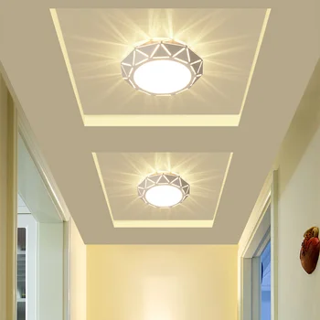Modern İçi Boş Beyaz Tavan Lambası Koridor Sundurma Lamba Yaratıcı Tavan Tüpü renkli Ev Led Tavan ışıkları aydınlatma armatürleri