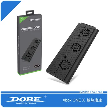 Xbox one X için Soğutma Fanı ile dikey stant, Xbox One X Konsolu için 3 USB Portlu Konsol Tutucu Soğutucu 9