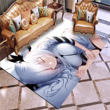 Anime Arknights Halı Kaymaz Alan Kat Mat 3D Halı kaymaz Mat Yemek Odası Oturma Odası Yumuşak yatak odası halısı Tarzı