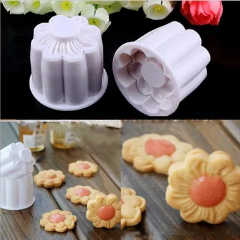 Yeni 2 Adet Çerez Kesiciler Kalıp Sugarcraft Fondan Kek Dekorasyon DIY Aracı 3D Çiçek kurabiye kalıbı Kalıp Pişirme Dekorasyon 11