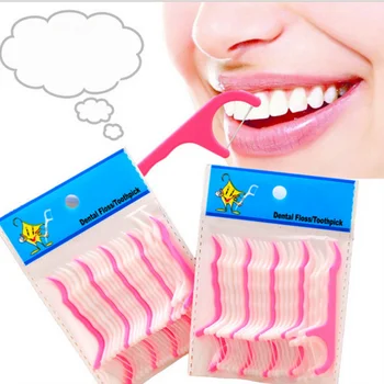25 Adet / takım Diş Beyazlatma İnterdental Fırça Temiz Diş Sopa Plastik Kürdan diş ipi Ağız Hijyeni Diş İpi