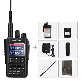 UV Tam Bant Walkie Talkie açık el radyosu GPS Bluetooth Havacılık Frekans otomatik frekans modülasyonu 3