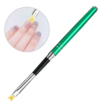 1 adet Fransız Manikür Kalem Nail İpuçları Fırça Yarım Ay Fırçalar Uzatma Builder Boyama cetvel kalemi Tırnak Sanat Aracı 15