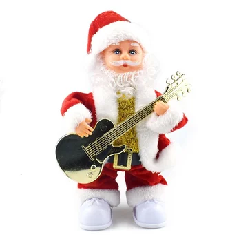 Roman ve müzik Çalma İle ilginç gitar Elektrikli oyuncaklarnoel hediyesi süslemeleri çocuk oyuncakları 3