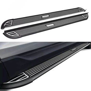 2 Adet Uyar Ford Explorer 2020 2021 için 2022 Alüminyum Sabit Koşu Kurulu Yan Basamak Pedalı Yan Tüp Nerf Bar Platformu 12