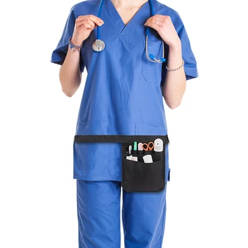 Hemşire Aracı Bel Çantası Tıbbi Personel Evrensel Çok Cep Çalışma Cep tıbbi malzemeler Depolama hemşire çantası 15