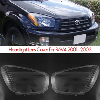 Toyota için Rav4 2001 2002 2003 Yan Araba Far Kapağı başkanı işık lambası Şeffaf Abajur Kabuk lens camı 15