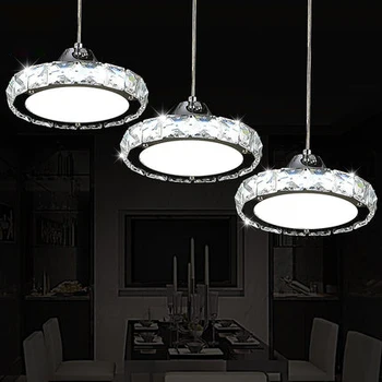 ıskandinav kristal yaratıcı kolye ışıkları cocina accesorio avizeler lamparas de techo ventilador de techo 3