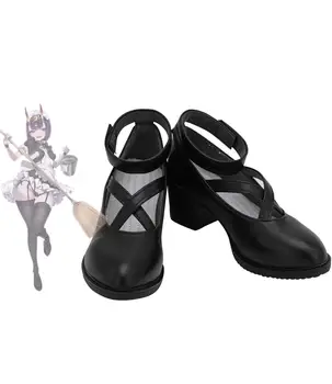 Kader Büyük Sipariş FGO Shuten Doji Cosplay Ayakkabı Siyah Sandalet Custom Made 6