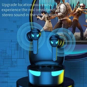 Kablosuz Kulaklık TWS VG10 Bluetooth uyumlu 5.1 Kulak Spor Oyunu Kulakiçi mikrofonlu kulaklıklar Su Geçirmez Kablosuz Kulaklıklar
