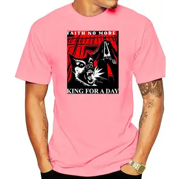 T Shirt Erkek Moda Erkekler İnanç Artık Kral Bir Gün Için 1995 Köpek Albüm Kapağı Inspired Siyah T Shirt 2