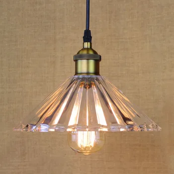 IWHD cam Vintage Retro kolye ışıkları tarzı Loft endüstriyel asılı lamba yatak odası mutfak ev aydınlatma süspansiyon armatür 5