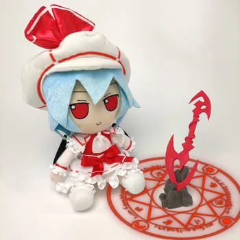 TouHou Projesi Remilia Scarlet peluş oyuncak Bebek Anime Cosplay Peluş Şekil 20 cm noel hediyesi 11