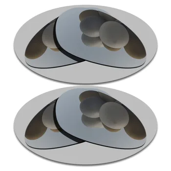 2 Pairs Gümüş ve Gümüş Lensler İçin Yedek-Oakley Dakika 1.0 Polarize Güneş Gözlüğü 16