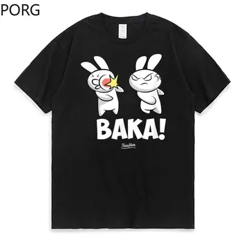 Anime Baka Kawaii Komik Erkek T Shirt Tees kısa kollu tişört Pamuk Artı Boyutu Karikatür Anime Boy Gömlek Yeni Tişörtleri erkekler İçin 16
