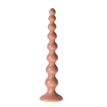 Anüs 37cm boncuk anal topları g noktası Süper Uzun anal plug prostat masajı Anüs Dilatör Yapay Penis seks oyuncakları kadın erkek eşcinsel Butt Plug 15