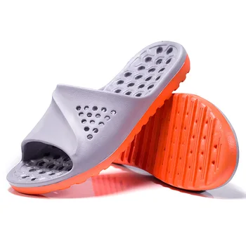 Erkek terlikleri Yaz kadın Ev Terlik Kapalı Banyo Kaymaz Çift Terlik Oymak Nefes Çabuk Kuruyan Sandalet 8