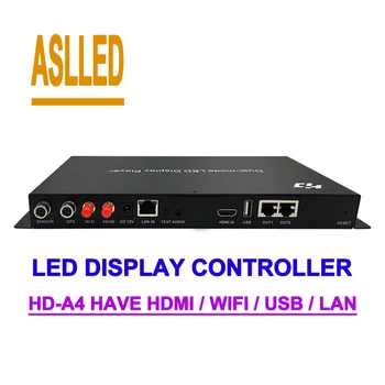 Basit operasyon kontrol sistemi kontrolörü HD-A4 ile senkron bilgisayar oynamak için video bağlantı noktası ve asenkron WIFI / USB / LAN 19
