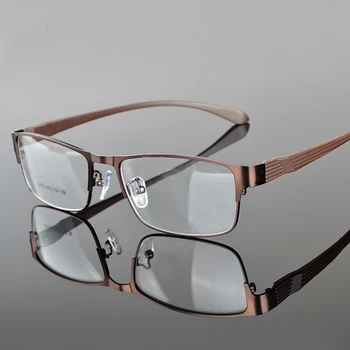 2019 Yeni Modern Paslanmaz Çelik Mükemmel Gözlük Erkekler 2423 Reçete Optik Çerçeve Moda Gözlük Optik Çerçeve 17