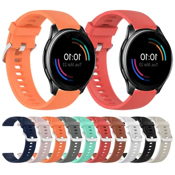 Oneplus İzle Smartwatch Spor Silikon Kayış Uyumlu Hızlı bırakma Watchband Bileklik Bilezik Yedek Aksesuarlar