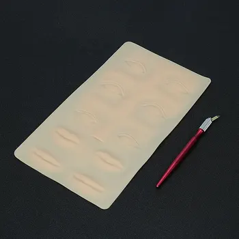 Ücretsiz Kargo 5 Adet Silikon ılicone Dövme 3D Uygulama Sentetik Cilt Yüz 27x15 cm Kalıcı Makyaj Uygulaması Cilt Yeni Başlayanlar için 16