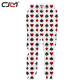 CJLM Kış Adam Yeni Poker Pantolon 3D Baskılı Büyük Boy 5XL Habiliment erkek Sonbahar Gevşek Sweatpants 5