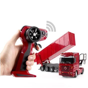 RC Damperli kamyon damperli kamyon otomatik uzaktan kumanda oyuncak araba altı uzaktan kumandalı kamyon Mühendislik arabaları 13