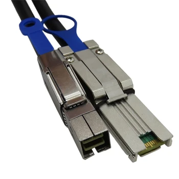 Anabilgisayar bilgisayarlar Harici Mini SAS HD SFF-8644 to Mini SAS SFF-8088 Kablosu 1 Metre 2 Metre sunucu için