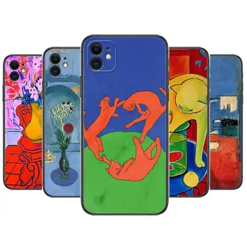 Henri Matisse Sanat Boyama Telefon Kılıfları iphone 13 Pro Max durumda 12 11 Pro Max 8 artı 7 artı 6S XR X XS 6 mini se cep