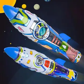 Çocuklar Fırlatma Roket Oyuncak El Sıkma Roket Fırlatma yeni yürümeye başlayan çocuklar için oyuncak Çocuk Çocuk Açık İnteraktif El Roket 15