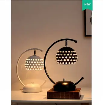 Nordic başucu lambası yatak odası ev masa lambası sıcak romantik yaratıcı postmodern minimalist dekoratif masa lambası 15