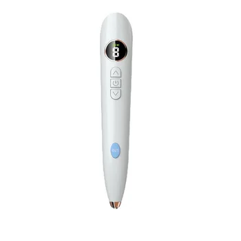 Güzellik salonu lazer iyon kalem köstebek dövme çiller siğil kaldırma kalem karanlık nokta sökücü yüz LCD cilt bakımı aracı güzellik makinesi