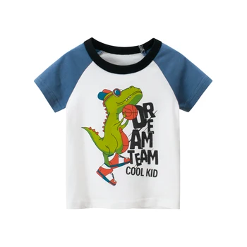 1-9Y Çocuk Boys T-shirt Yeni Karikatür Tasarım Bebek pamuklu üst giyim Yaz Giyim Toddler moda T-shirt Sevimli Çocuk Oyun Giysileri 16