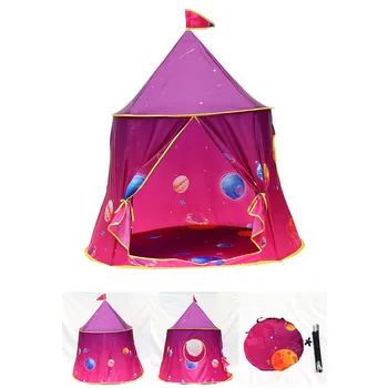 Çocuk Oyun Çadırı Kapalı Açık Wonder Uzay Uzay Roket Kale Up Çocuk Oyun Evi Ideal Hediye Oyun Oyuncak Erkek Ve Kız İçin 12
