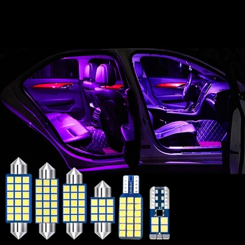 Honda Odyssey 2005-2014 için 6 adet Hata Ücretsiz LED Araba iç ışık okuma lambası Gövde ışıkları Kabin ışık Modifikasyon aksesuarları 14